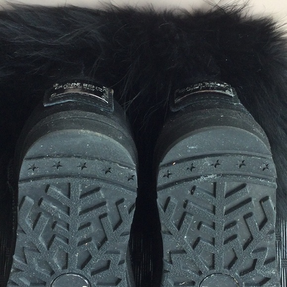 GIANNI RENZI COUTURE Black Suede And Real Fur Ankle Boots Size 7. - Picture 8 of 9